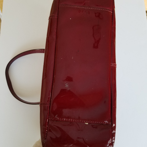 Coach Cranberry Red Patent Leather Purse - Picture 5 of 8